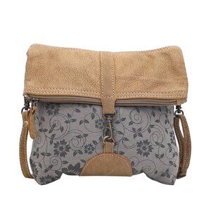 Myra Bag - Teal & Tan Cross Body Bag